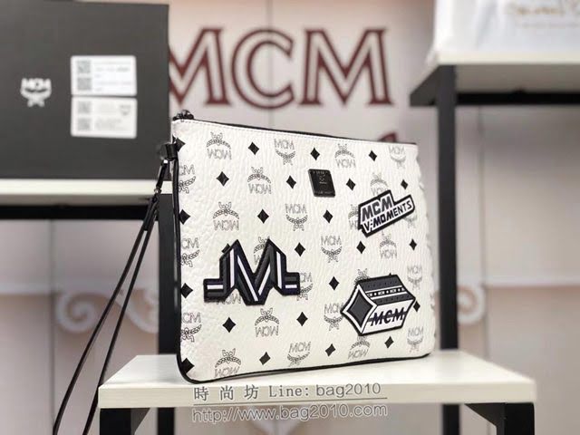 MCM手包 原單 2153貼標 MCMSTARK VICTORY時尚現代手包 3D貼花裝飾 MCM女手拿包  mdmc1257